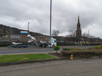 Shipbuilders of Port Glasgow sculpture assembly day 1